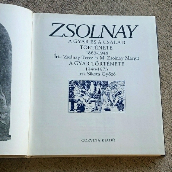 Original "Zsolnay" hardcover- History of family n' company, written in Hungarian - Picture 3 of 7